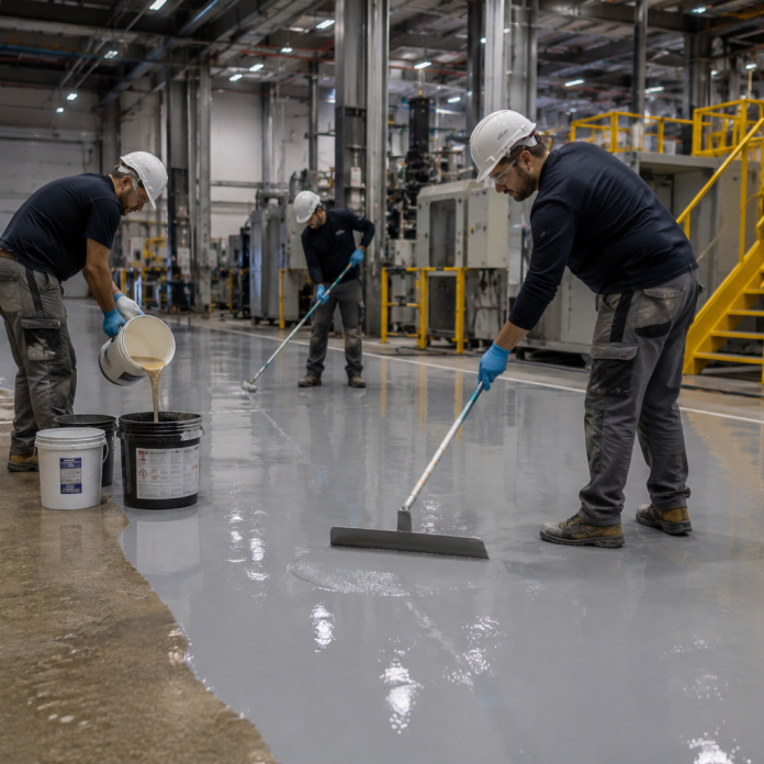 Aplicación de Resinas Industriales en Teruel